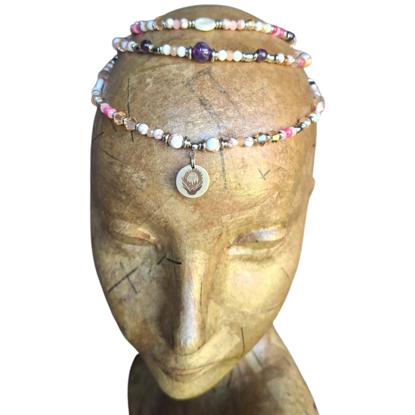Multifunctional Head/Neck/Back Piece - Mardi Gras