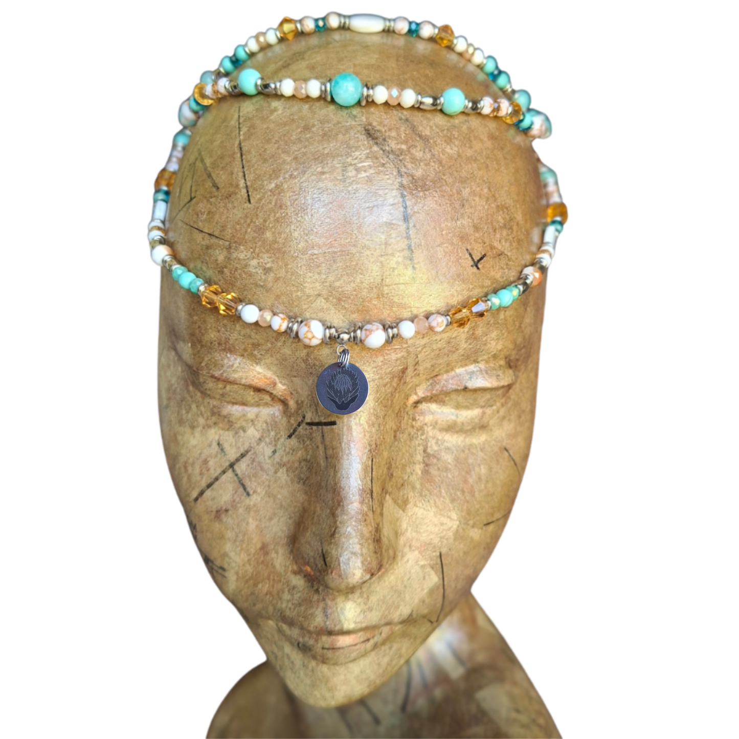 Multifunctional Head/Neck/Back Piece - Mystic Lagoon
