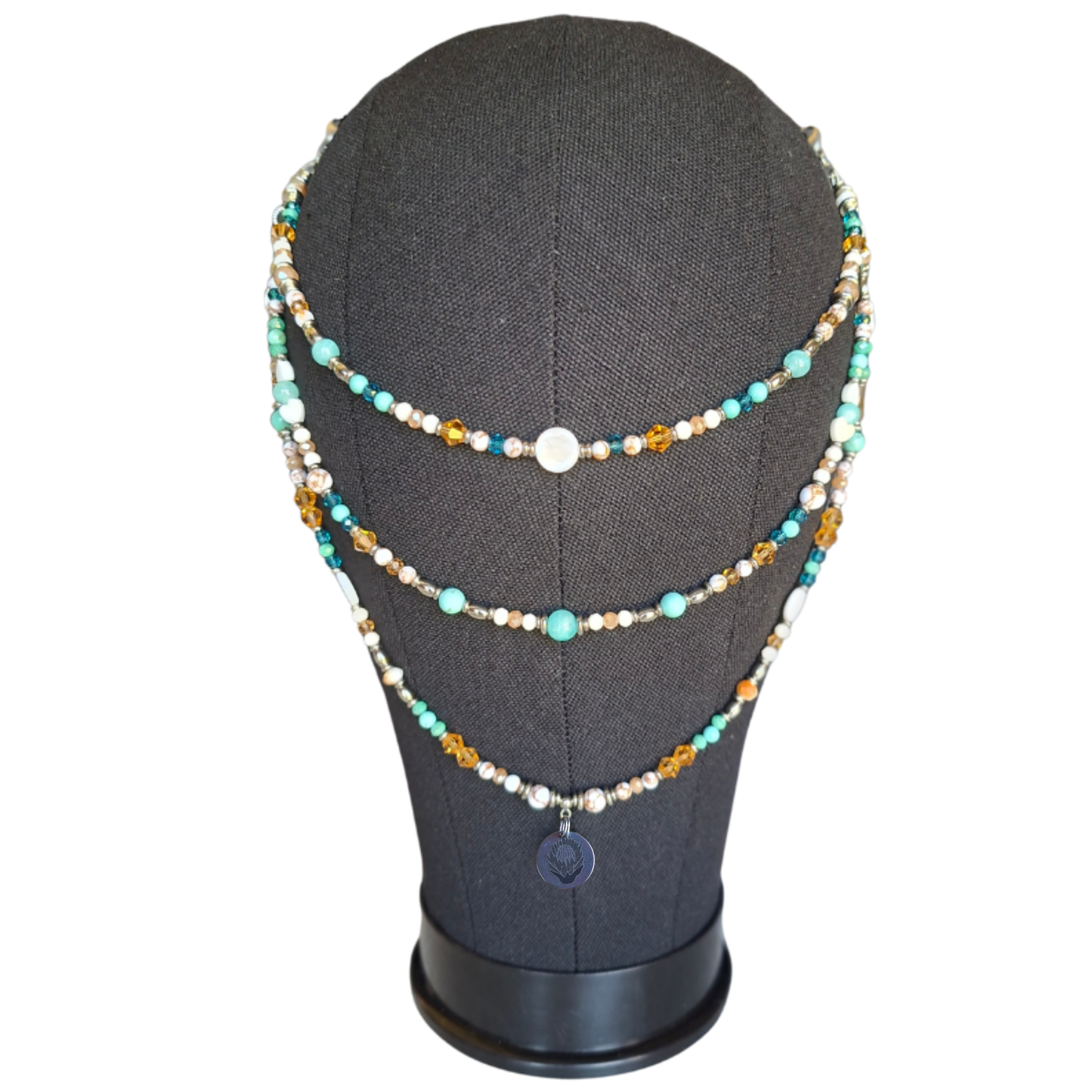 Multifunctional Head/Neck/Back Piece - Mystic Lagoon