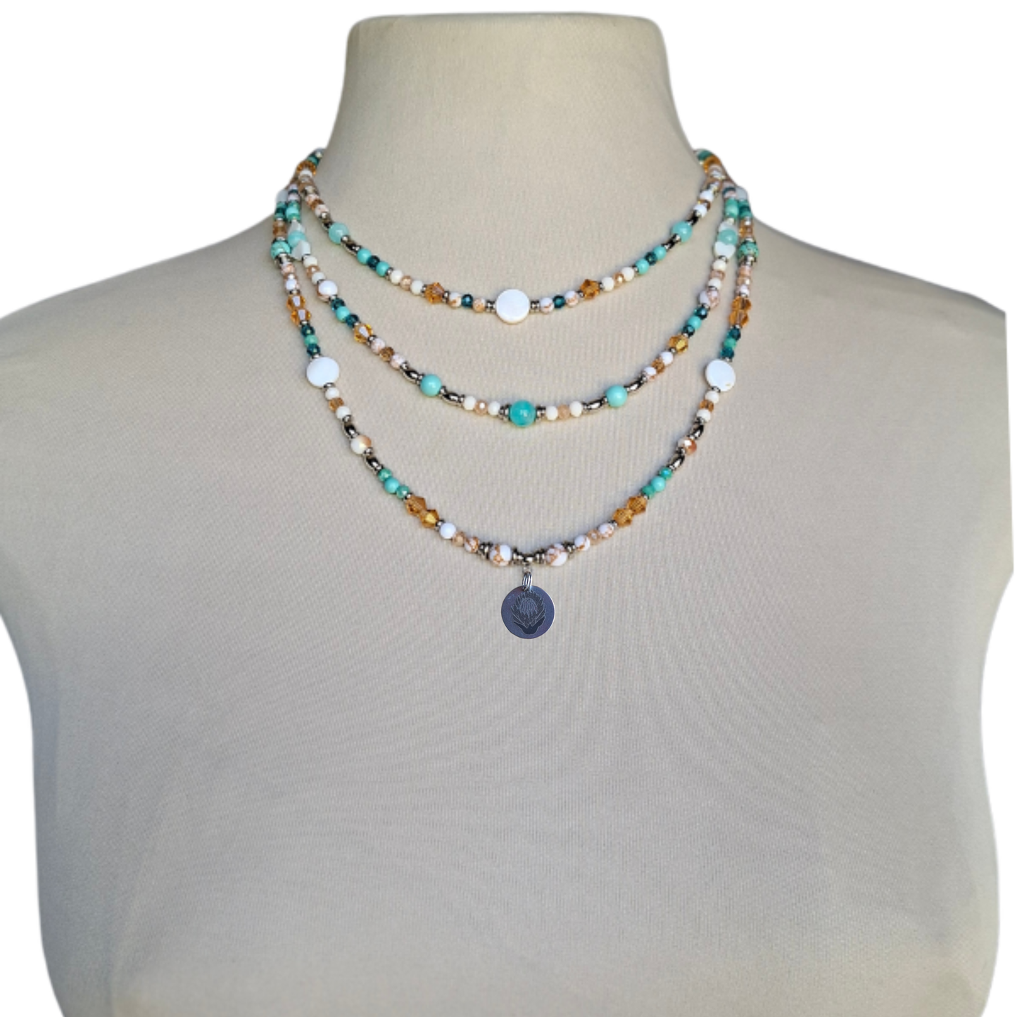 Multifunctional Head/Neck/Back Piece - Mystic Lagoon