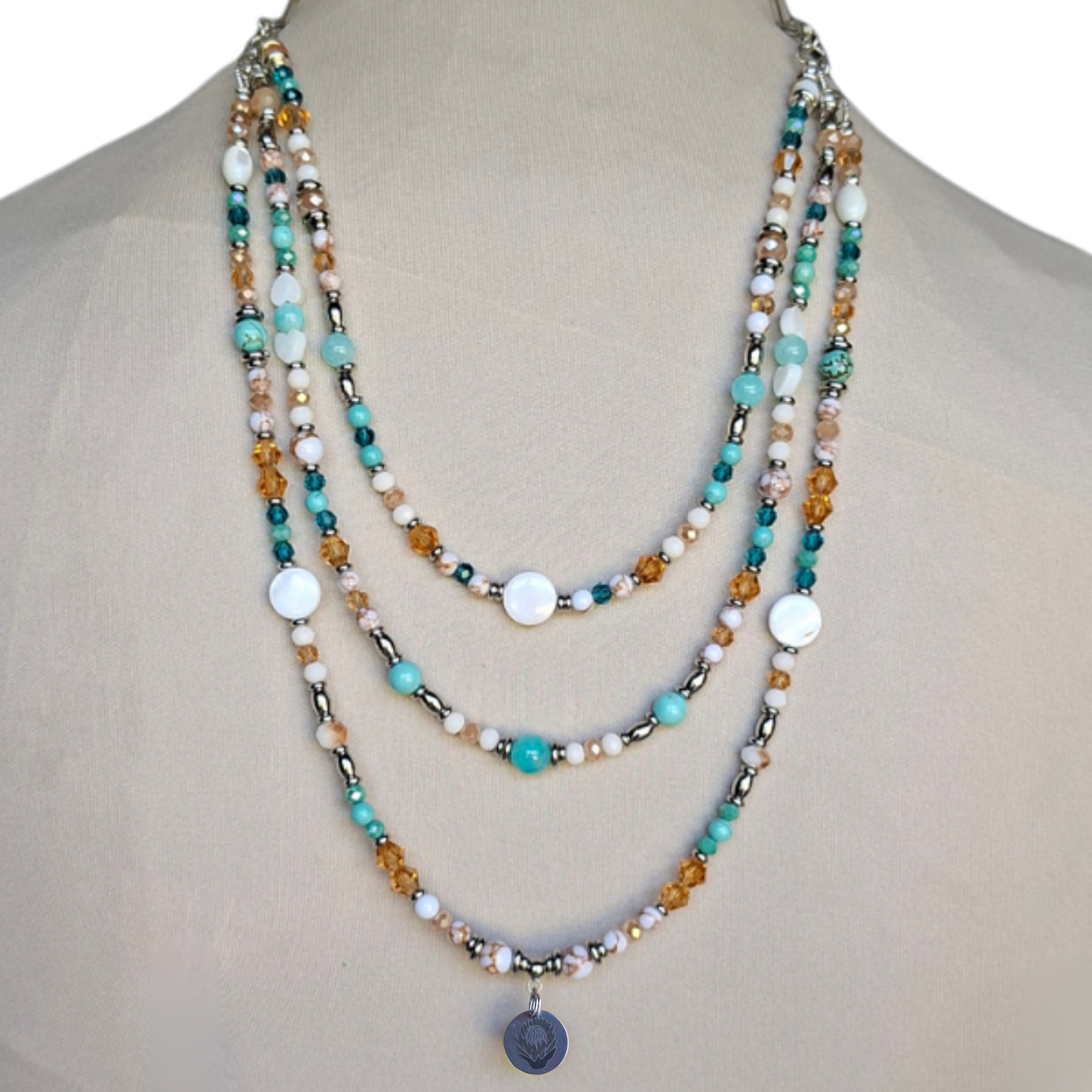 Multifunctional Head/Neck/Back Piece - Mystic Lagoon